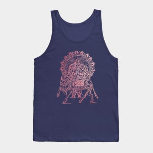 Rose Gold Supreme Being Shiva Indian God Tank Top